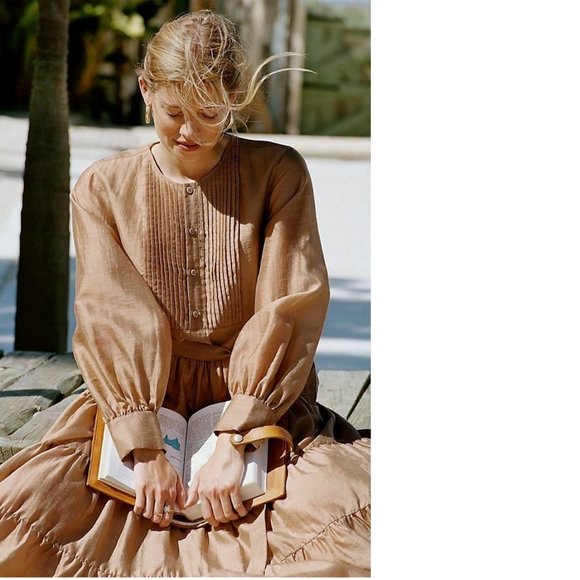 Anthropologie AGOSTA TIERED MAXI DRESS - Picture 3 of 7